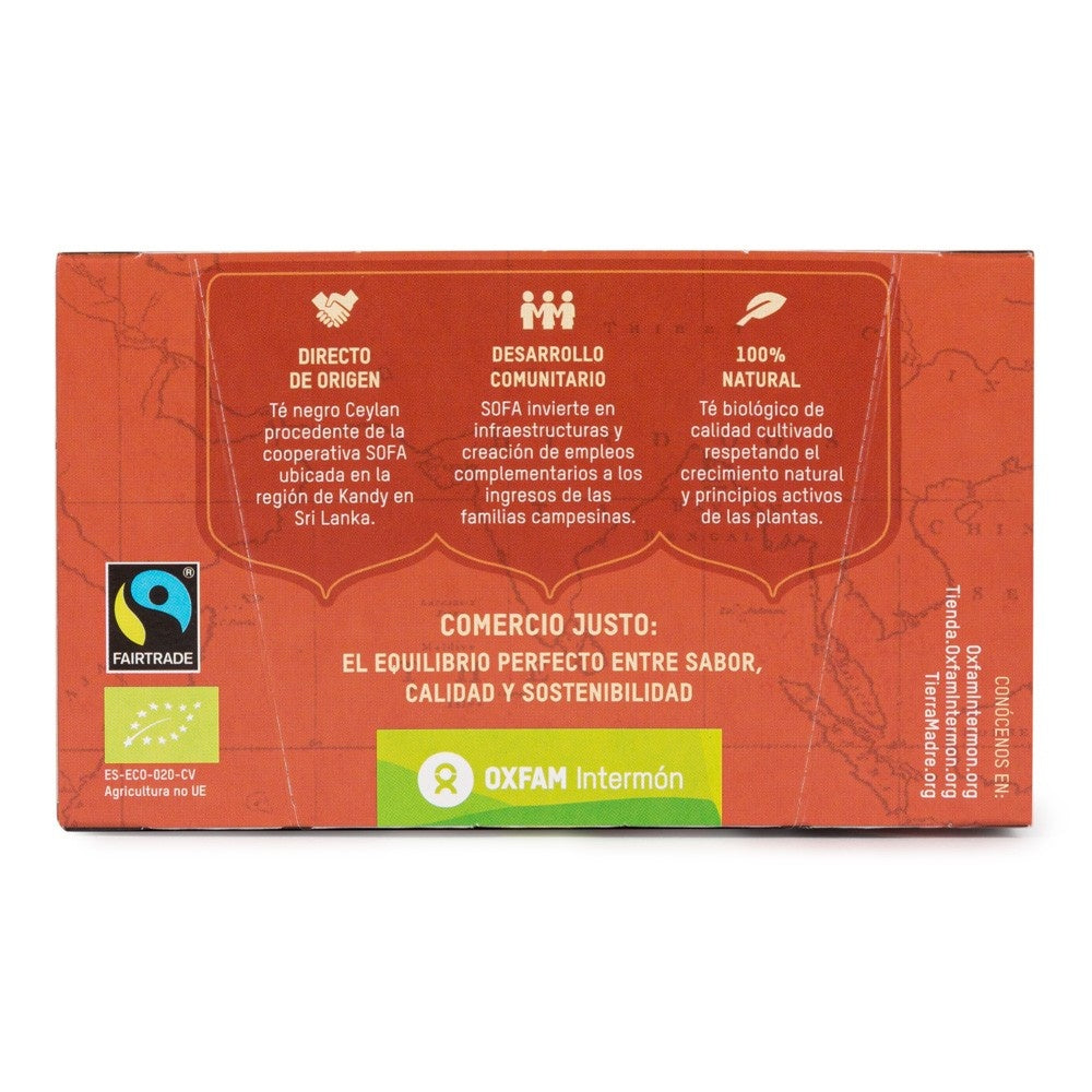 Té Negro Ceylan Bio Oi  Tierra Madre 36 g