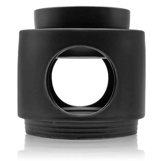 Quemador de Esencias Noir Cerámica Negra SYS Aromas | Para Esencias y Aceites Esenciales | 100 ml_0
