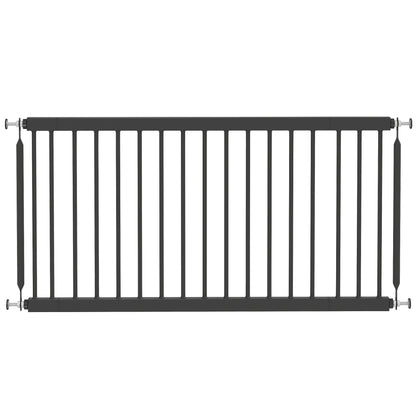 Pawhut Barrera De Seguridad Para Perros Pequeños Extensible 67-93,5 Cm Negro_0