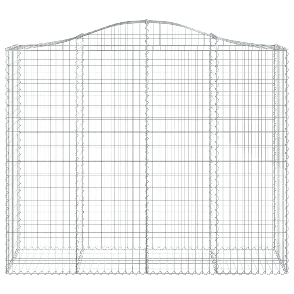 Cestas Gaviones 10 Uds Forma De Arco Hierro 200x50x160/180 Cm_3