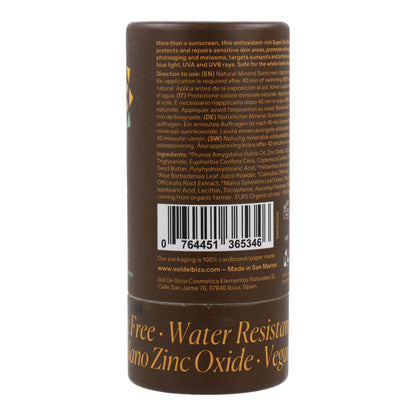 Stick Solar SPF30 Sol de Ibiza. BIO. Barra de 45 g