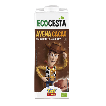 Bebida Vegetal de Avena con Cacao edición Disney Bio Ecocesta 1L