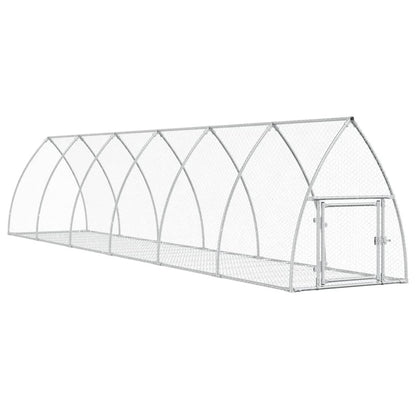 Conejera Acero Galvanizado Plateado 105x600x120 Cm_0