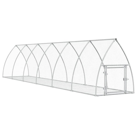 Conejera Acero Galvanizado Plateado 105x600x120 Cm_0