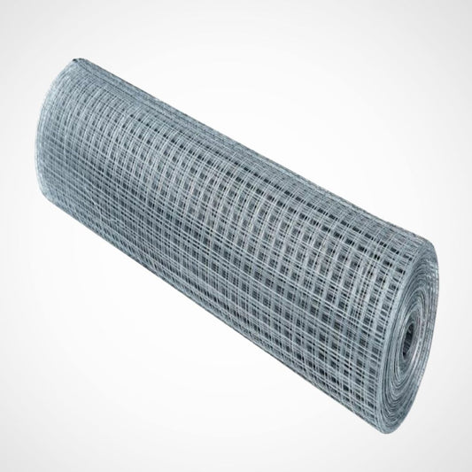 Malla Metalica| 0,5x5m| Composición 100% Acero Galvanizado| Alambre Electrosoldado| Malla Para Cercos| Reticula 6x6mm_0