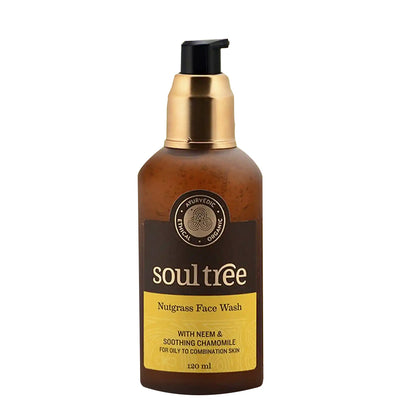 Gel limpiador facial Nutgrass Soultree La Rueda Natural 120 ml