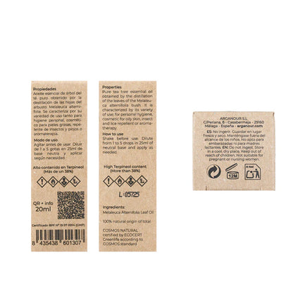 Aceite esencial del Árbol de té puro 100% Arganour 20 ml