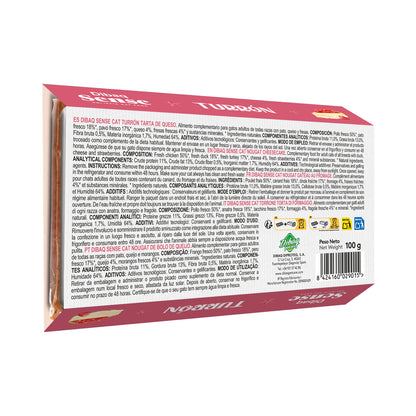 Dibaq Sense Turrón Para Gatos De Tarta De Queso 100g_1