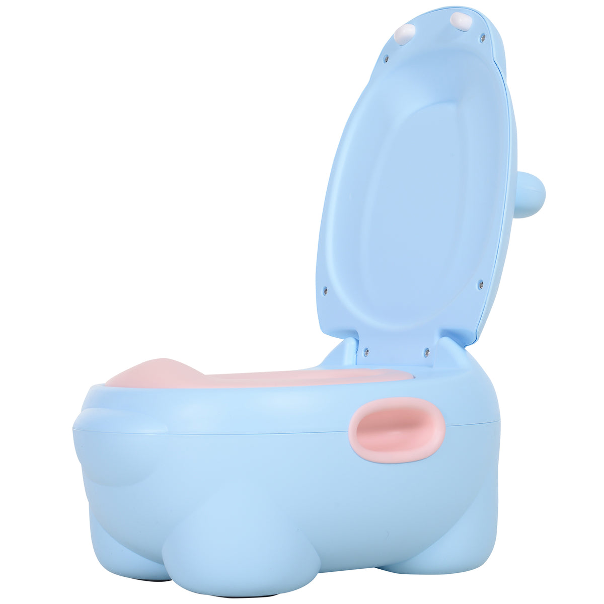 Homcom Orinal Extraíble 2 En 1 Para Bebés Con Forma De Hipopótamo 40x30x23 Cm_4