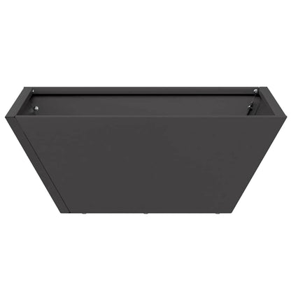 Maceta Para Jardín 5 Pcs Negro 40 X 40 X 15 Cm_5