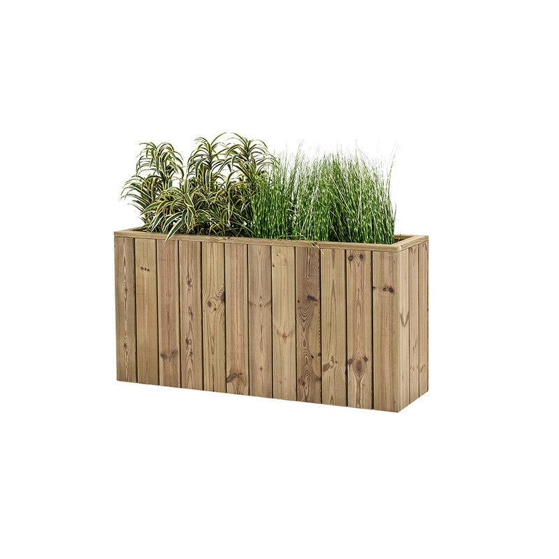 Jardinera De Madera Para Exterior Atrium Hortalia 120x34x60 Cm_0