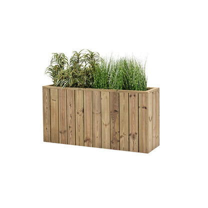 Jardinera De Madera Para Exterior Atrium Hortalia 120x34x60 Cm_0