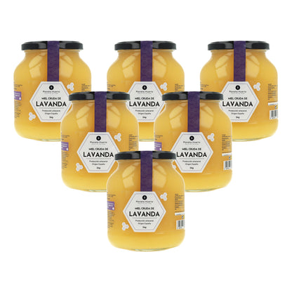 Pack 6x Miel Cruda de Lavanda Planeta Huerto 1 Kg