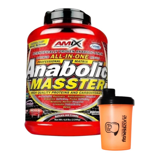 Anabolic Masster 2.2 Kg + ¡shaker Fitnesszone De Regalo! Frutas_0