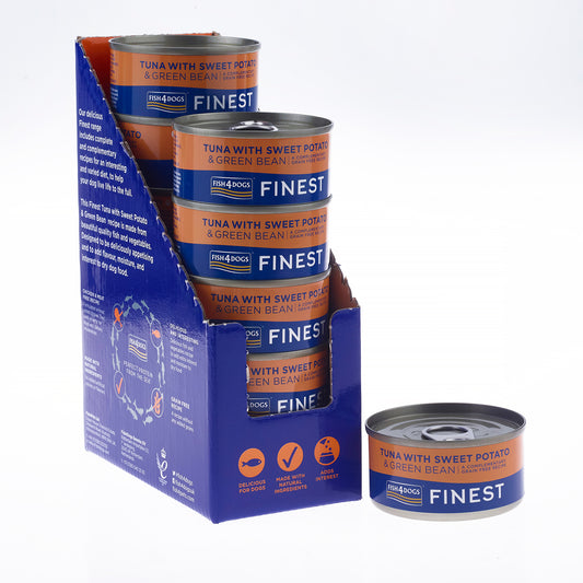 Fish4dogs Comida Húmeda Para Perro – Atún, Boniato Y Judías 85 G (pack De 12)_0