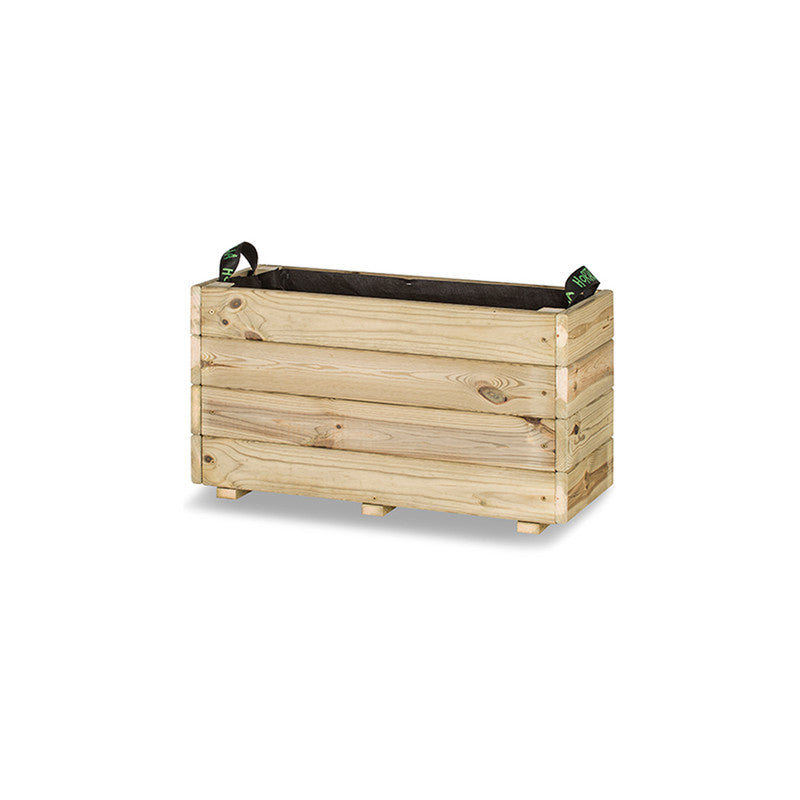 Jardinera De Madera Para Exterior Ghio Kd Hortalia 70x30x40 Cm_0