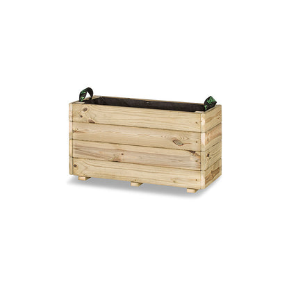 Jardinera De Madera Para Exterior Ghio Kd Hortalia 70x30x40 Cm_0