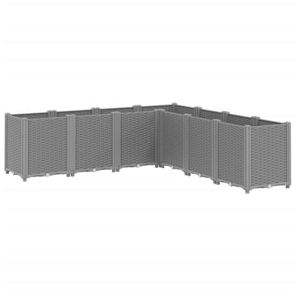 Jardinera Pp Gris Claro 160x160x53 Cm_0