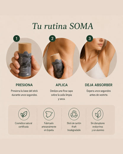 Desodorante sólido natural sin aluminio con árbol del té y palmarosa | SOMA 10 ml_4