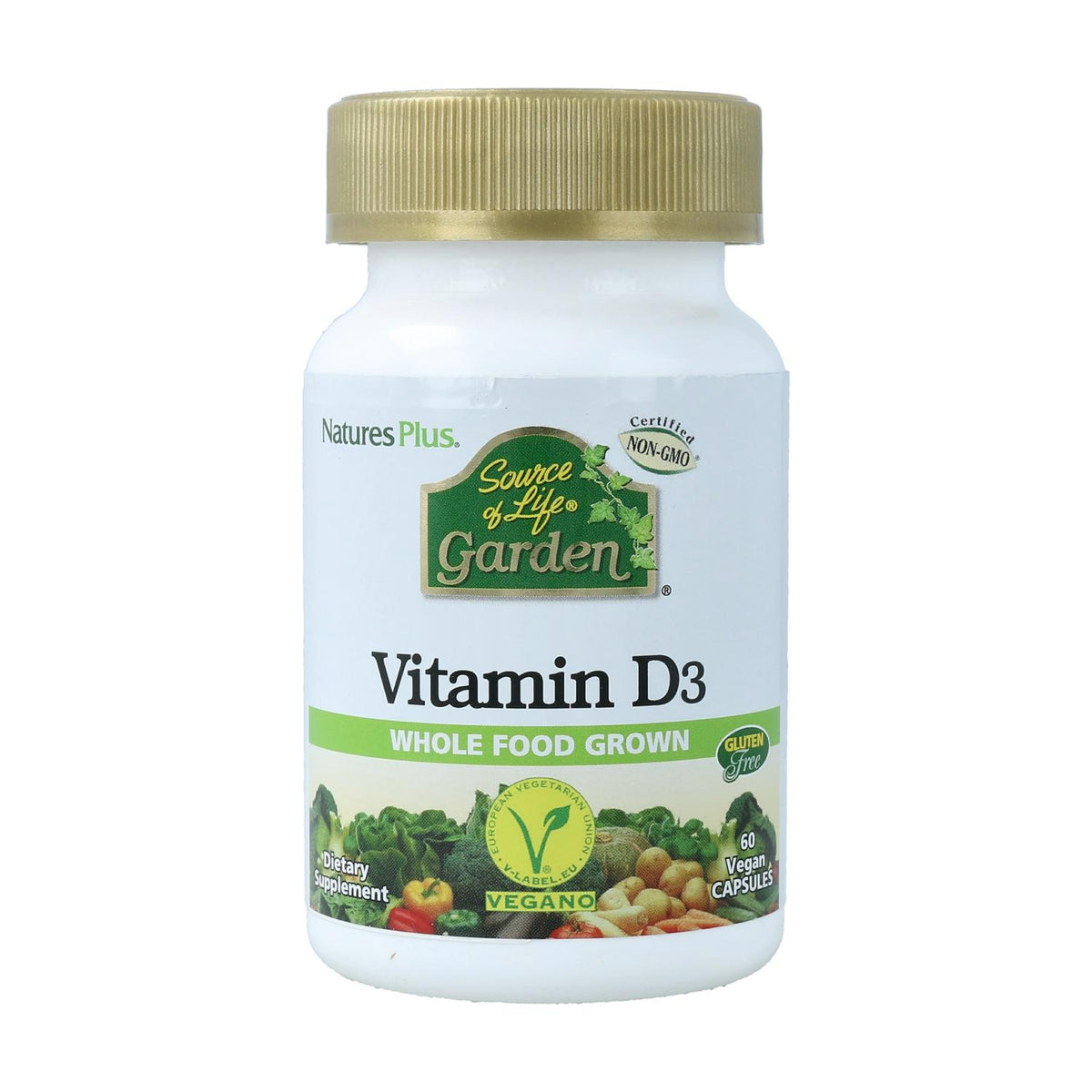 Vitamina D3 Garden Nature's Plus, 60 comprimidos