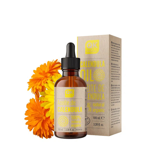 QKnatur - Aceite De Caléndula 100% Puro Orgánico - 100ml- Pieles Sensibles, Secas Y Agrietadas. Calmante Y Cicatrizante_0