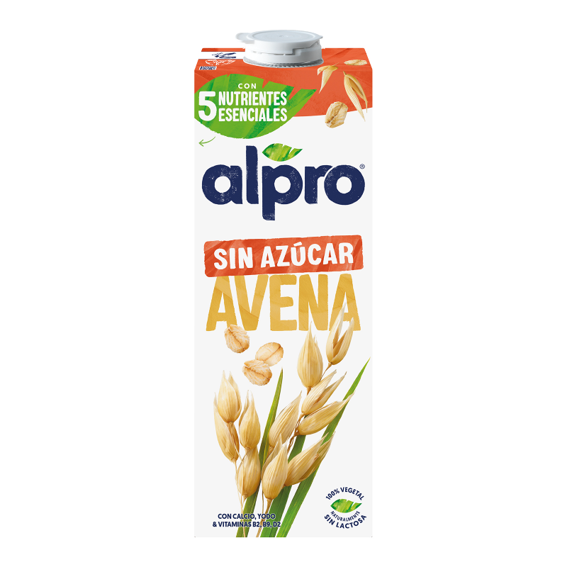 Bebida de Avena Sin Azúcar Alpro 1 Litro