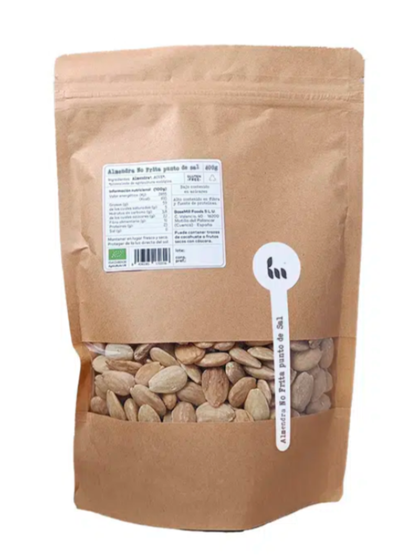 Almendra No Frita Sin Piel Y Sal Eco (400g)._2