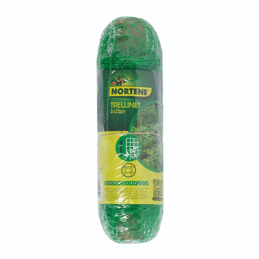 Malla Para Entutorar Trellinet 2x25 M Verde Nortene_0