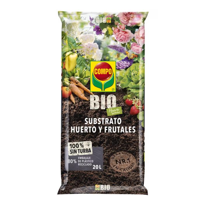 Compo Bio Sustrato Huerto Urbano 20 L
