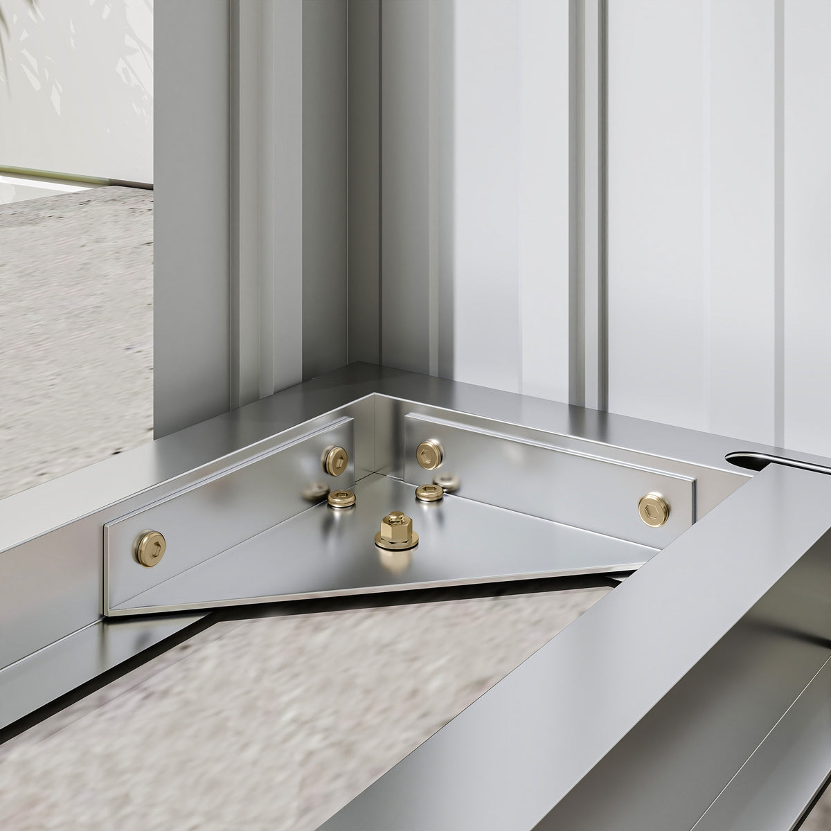 Outsunny Casetilla Para Leña Acero Galvanizado Con Base Elevada 213x66,5x150 Cm_4