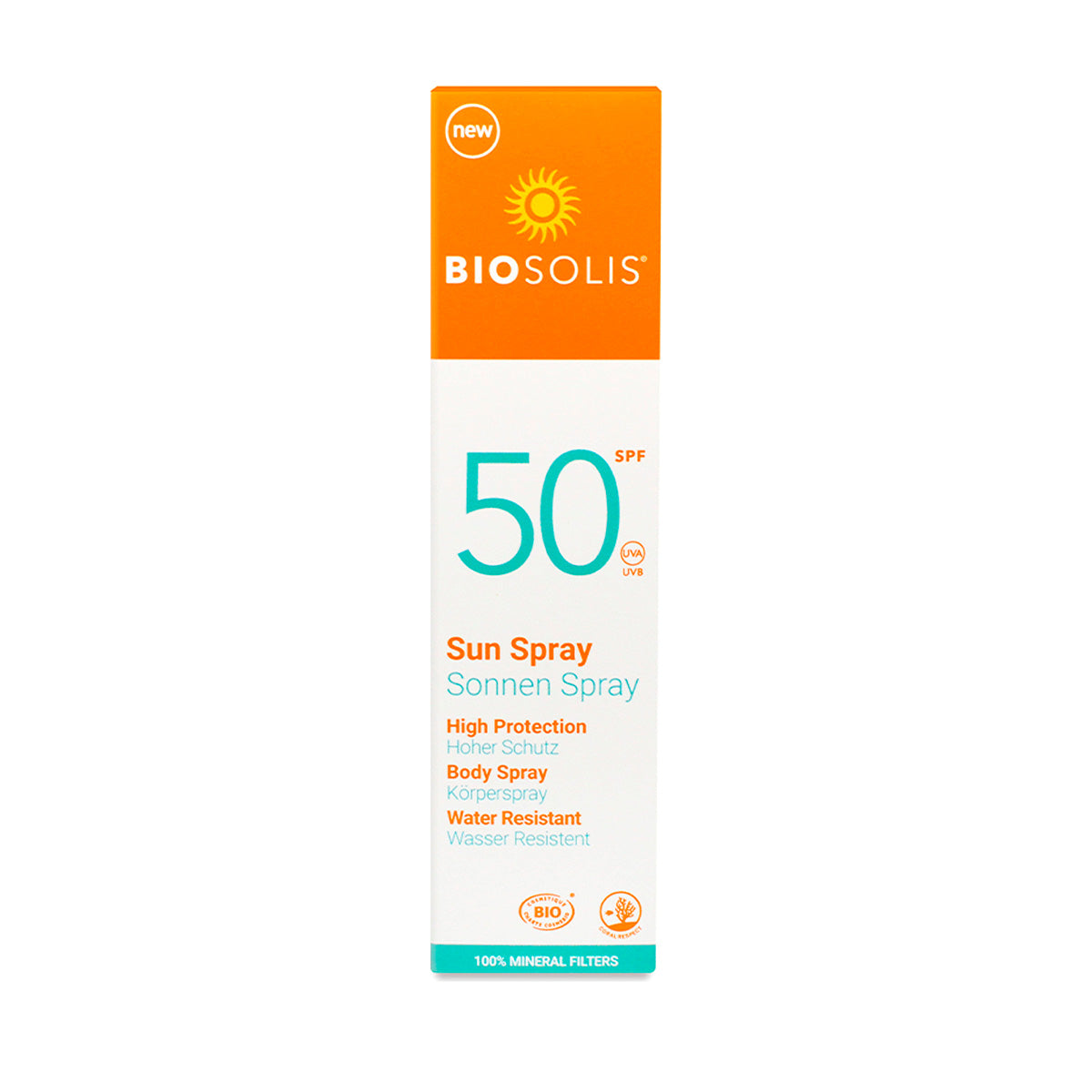 Spray solar SPF50 BioSolis, 100 ml