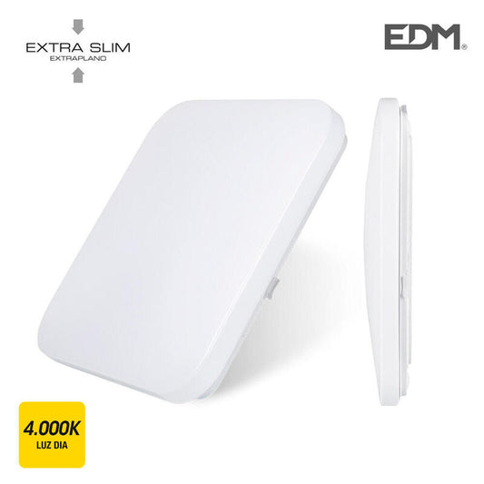 Aplique Superficie Led Extraplano 18w 4000k 33x33x7,1cm Edm_0