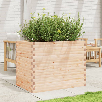 Jardinera Madera Maciza De Pino 90x60x68,5 Cm_2