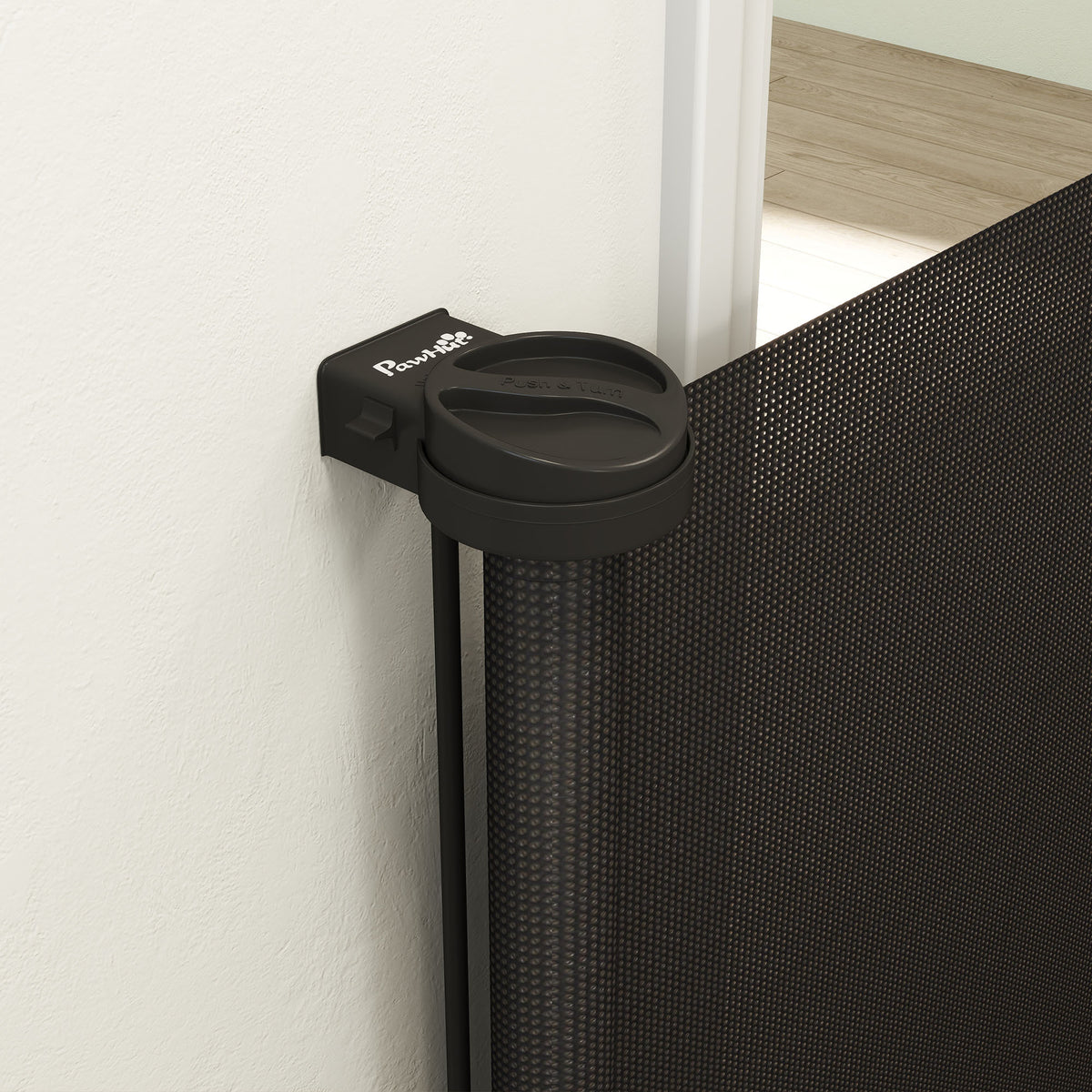 Pawhut Barrera De Seguridad Para Perros Retráctil 0-136 Cm Para Escaleras_4