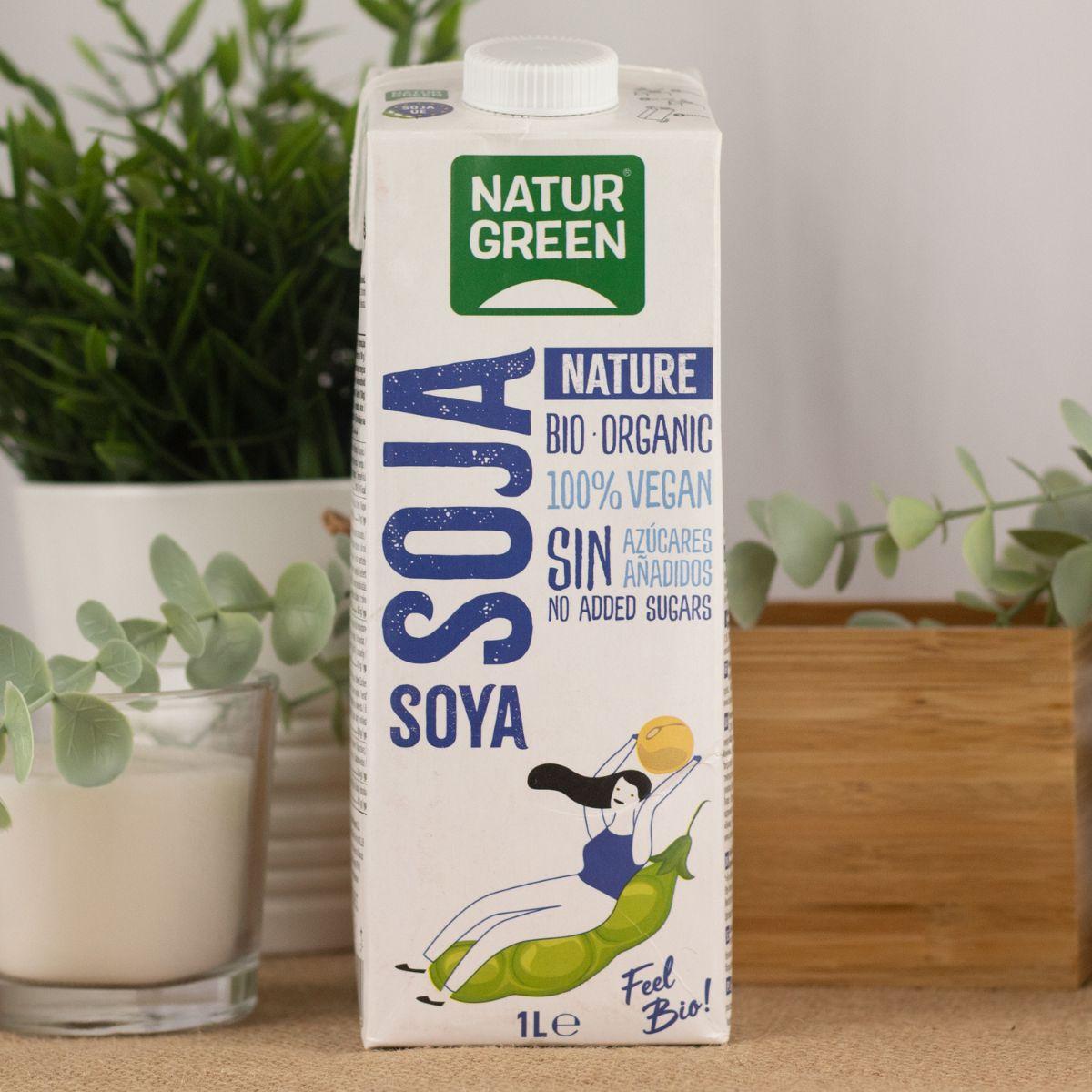 Bebida de Soja Nature sin Azúcares NaturGreen, 1 L