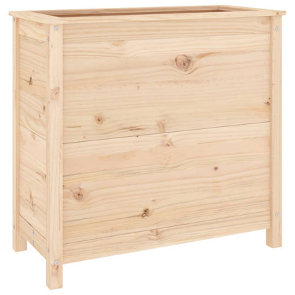 Jardinera Madera Maciza De Pino 82,5x40x78 Cm_0