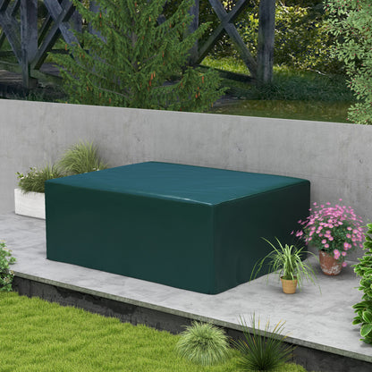 Outsunny Funda Protectora Para Muebles Rectangular 235x190x90 Cm Verde_1