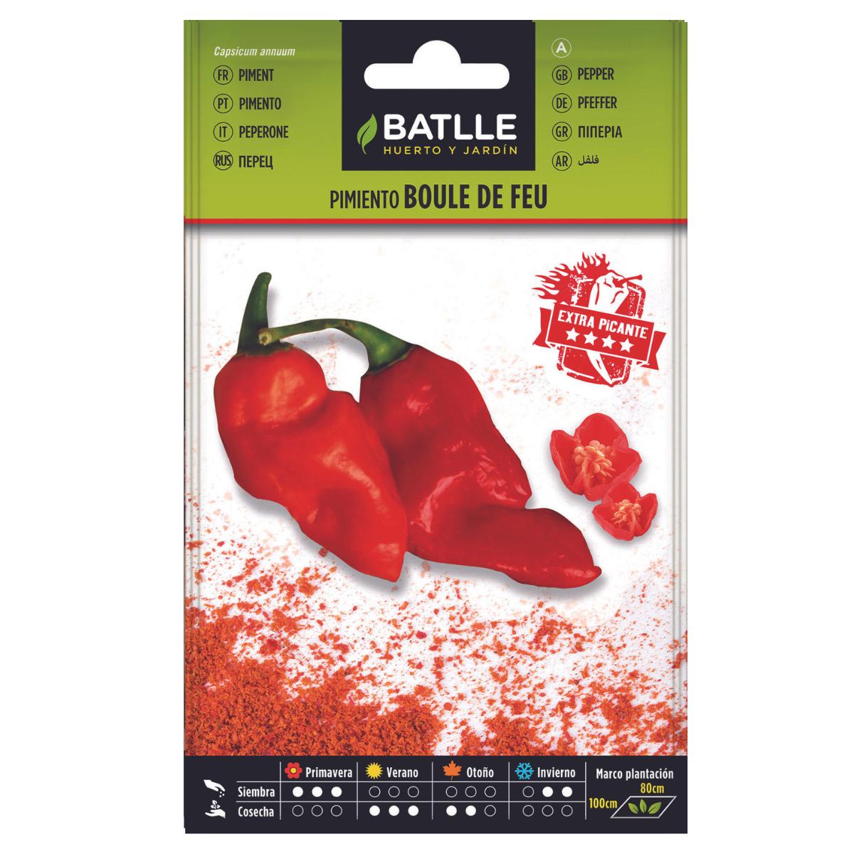 Semillas de Pimiento Picante Boule de Feu Batlle