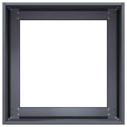 Jardinera De Acero Laminado En Frío Antracita 40x40x40 Cm_4