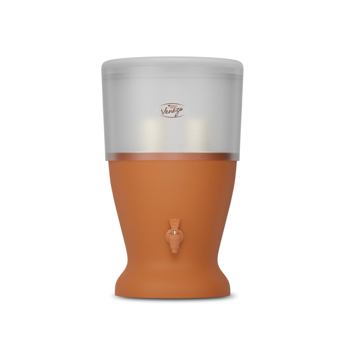 Filtro De Agua 8l. Arcilla Natural – 16l. Total (8l. Filtrados + 8l. Reserva) – 51 Cm Alto X 29,5 Cm Ø - La Stéfani_0