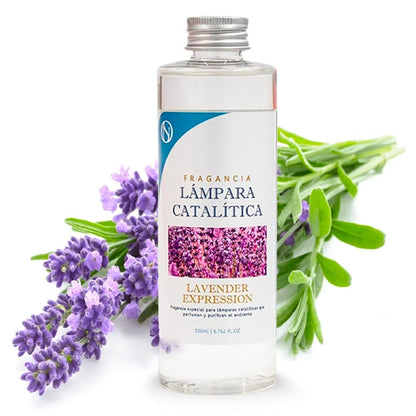 Lámpara Catalítica Orange Waves + Fragancia Lavender Expression 200 Ml - Elimina Malos Olores, Impurezas Y Perfuma_2