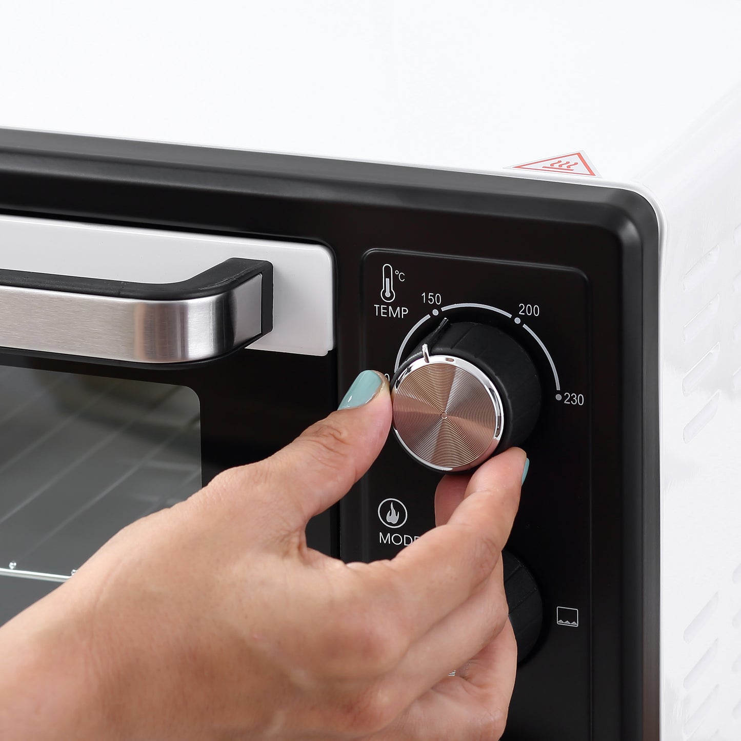 Homcom Horno Eléctrico De Sobremesa 16l 1400w Con 3 Modos De Calor Y Termostato_3
