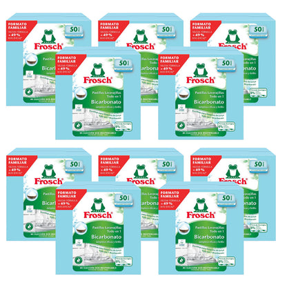 Pack 10x Lavavajillas Máquina Pastillas Soda Frosch 50 uds (Formato Familiar)