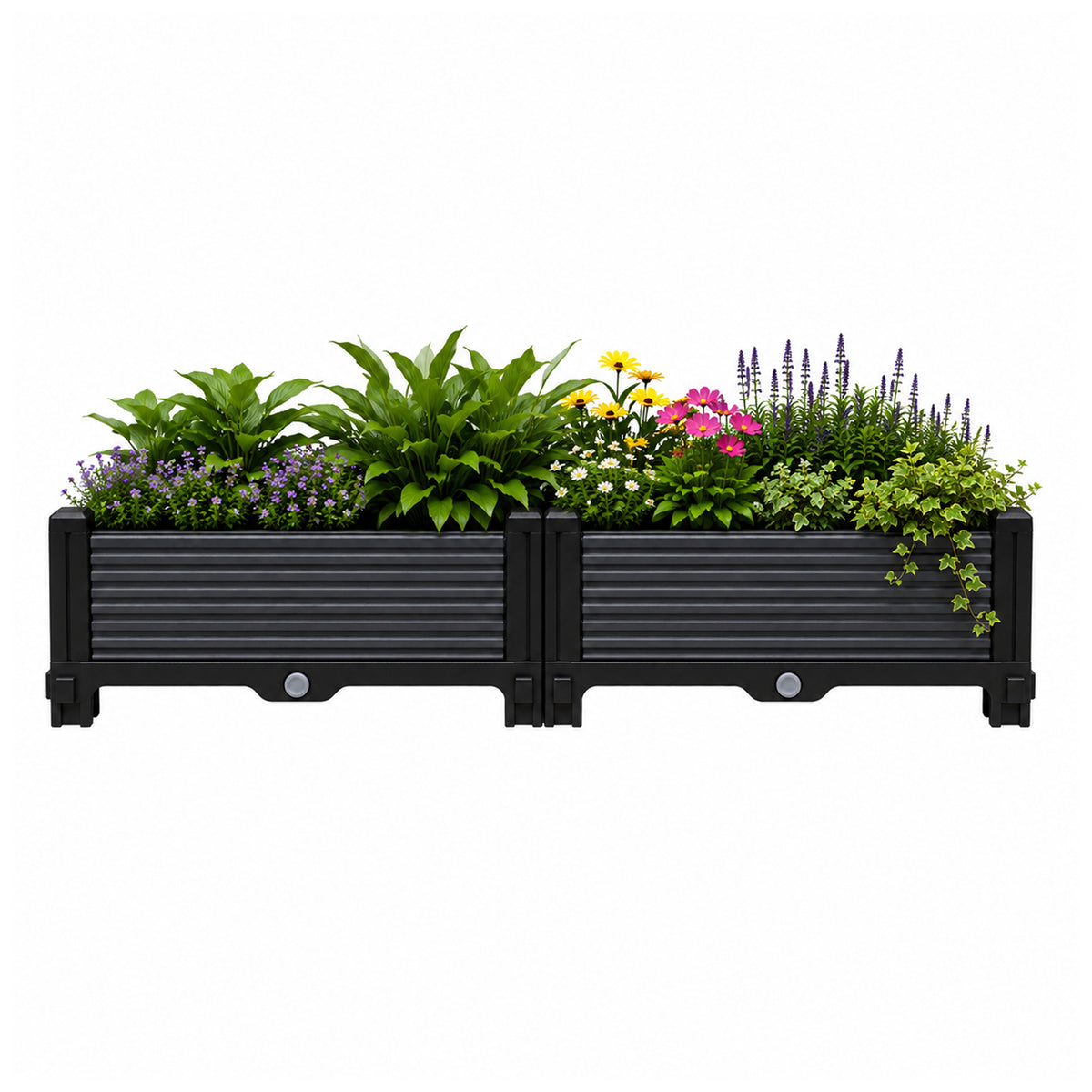 Jardinera Elevada 80x40x22cm Nyana Garden | Modular | Drenaje | Fácil Montaje_0