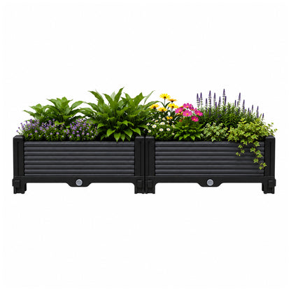 Jardinera Elevada 80x40x22cm Nyana Garden | Modular | Drenaje | Fácil Montaje_0