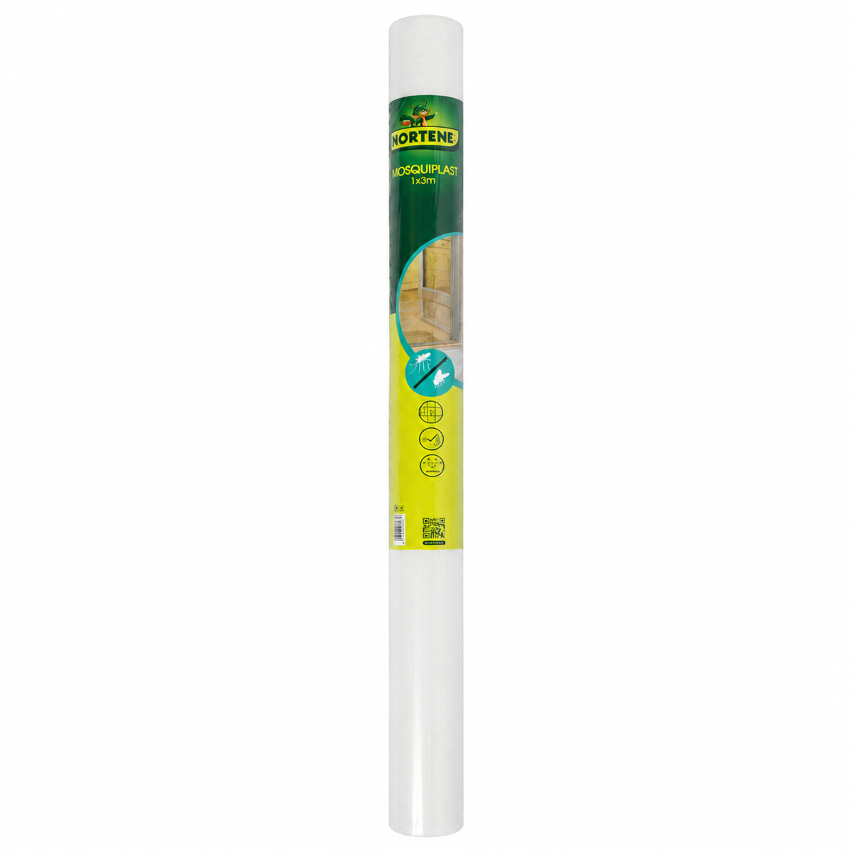 Malla Mosquitera Mosquiplast 1,2x50 M Blanco Nortene_0
