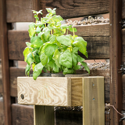 Jardinera Vertical Stand Line Wall 3B Madera Tratada Exterior Hortalia_2