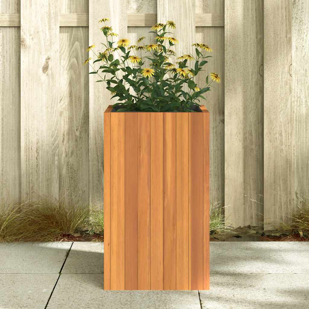 Jardinera De Madera Maciza De Acacia 35x35x60 Cm_2