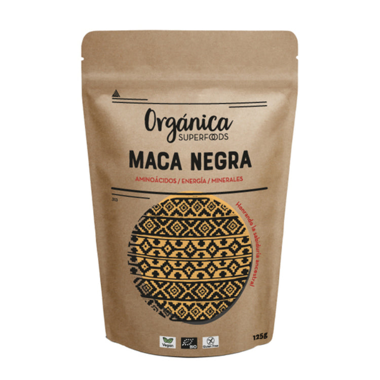 Maca Negra Bio Raw 1kg - Orgánica Superfoods_0
