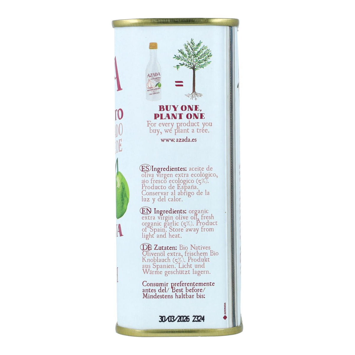Aceite de Oliva y Ajo Eco Azada 225 ml